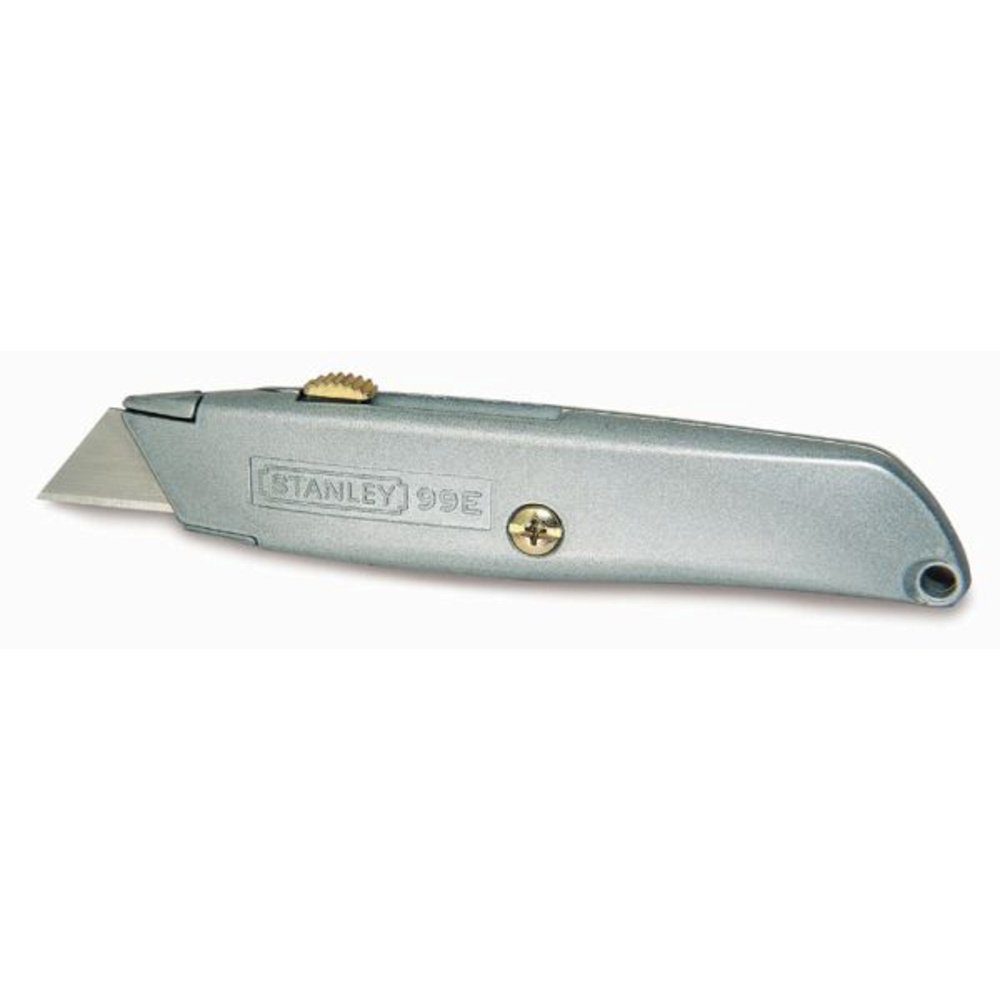 Gehäuse, robustes Stanley 2-10-099, STANLEY mm Klingenlänge, Cuttermesser ergonomisches einziehbare Messer 155 InterLock) (4-tlg) Klinge, (99 E,