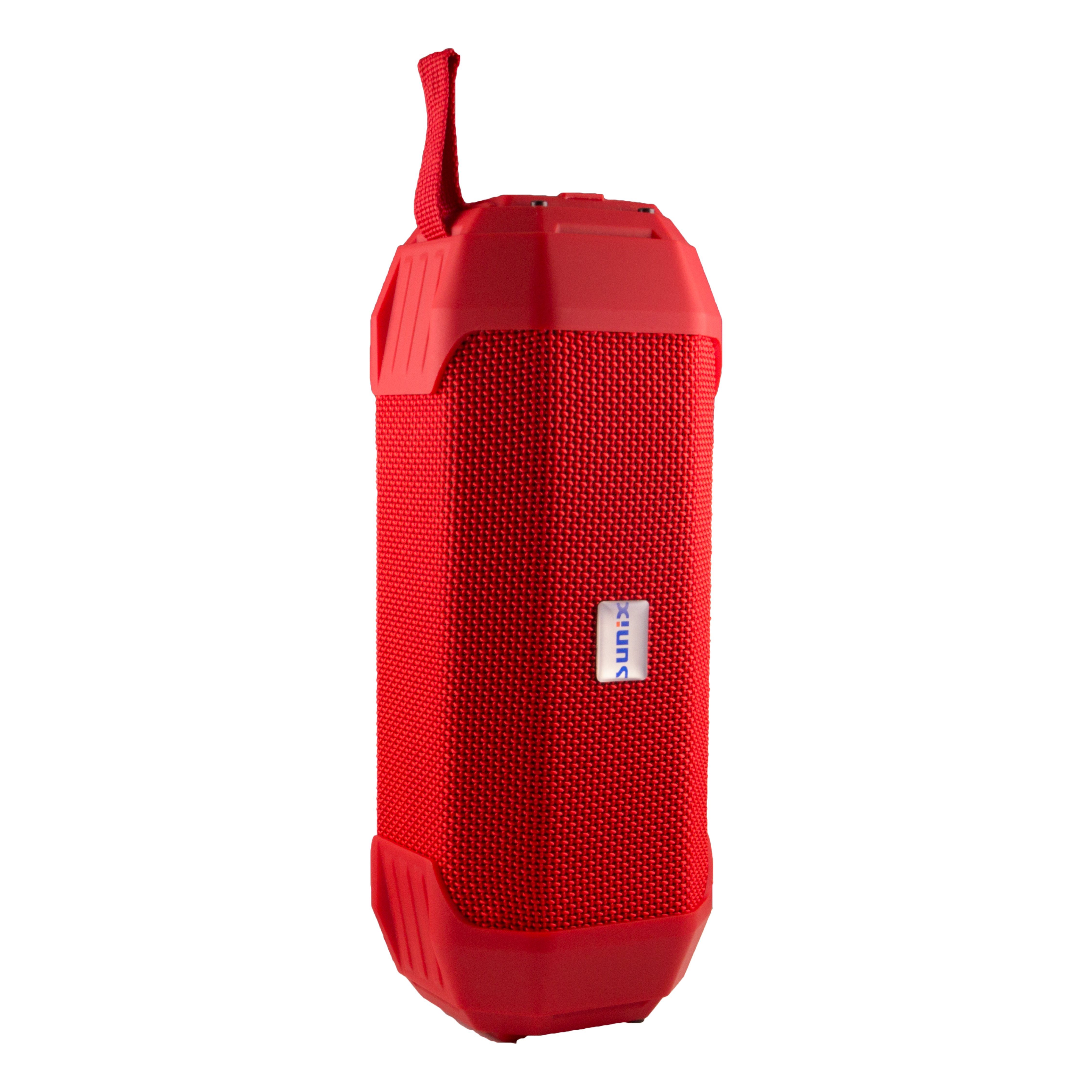 Sunix Sunix Wireless Lautsprecher Mikrofon integriertes Rot Bluetooth Bluetooth-Lautsprecher