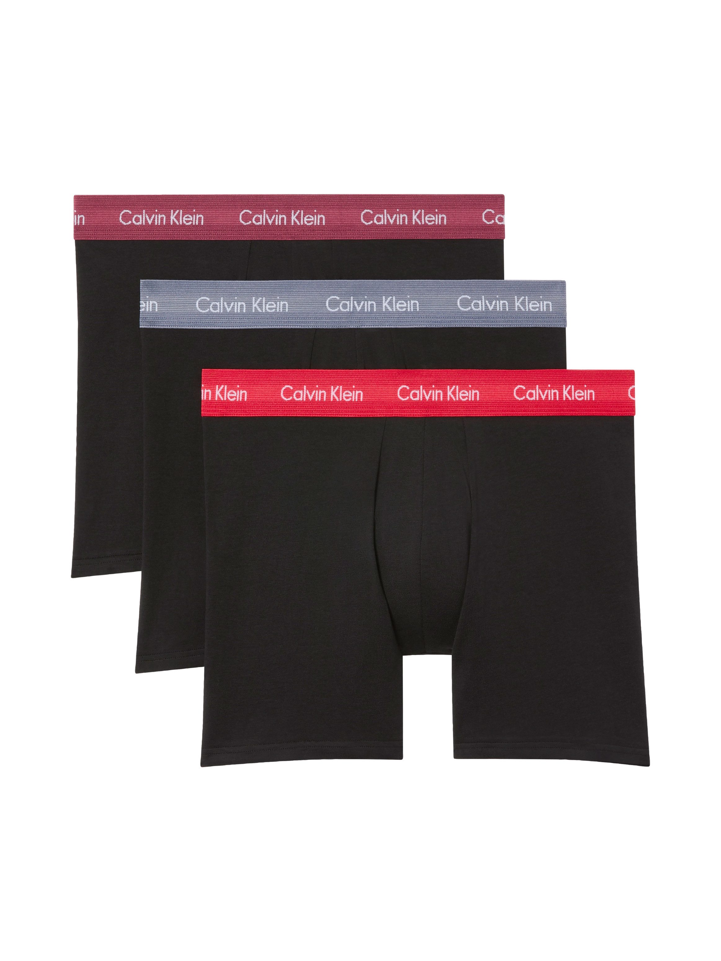 Calvin Klein Underwear Boxer BOXER BRIEF 3PK (Packung, 3-St., 3er-Pack) mit Logo-Elastikbund