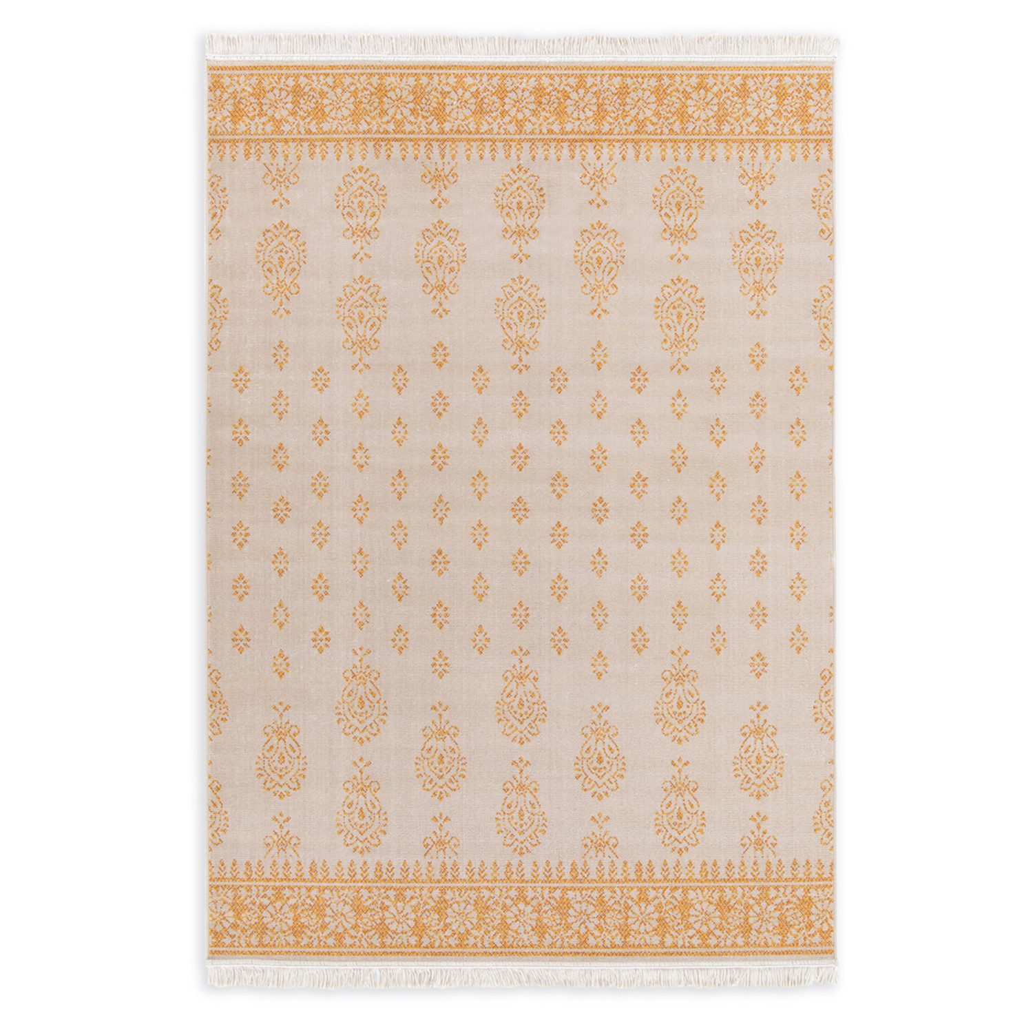 Rikmani Teppich Re_Fold Fransenteppich 120 x 170 cm