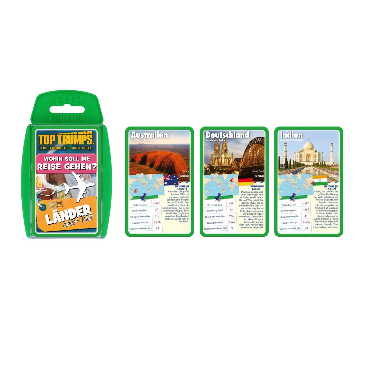 Winning Moves Spiel Top Trumps Länder der Welt