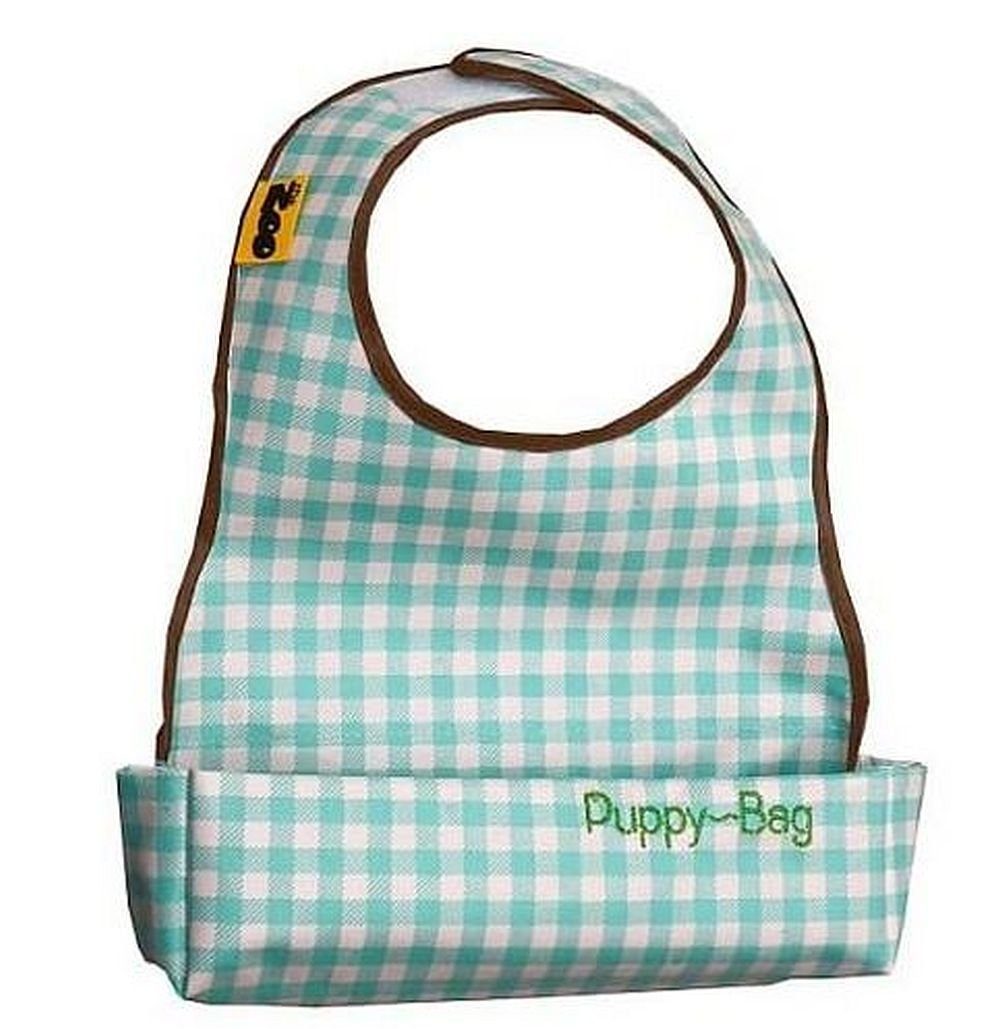 Capventure Lätzchen Cabanaz - Latz, Lätzchen mit Krümeltascheaus PVC, blau kariert