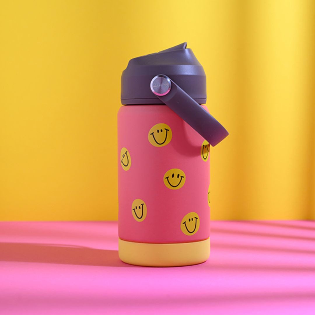 suebidou Trinkflasche Edelstahl Flasche aus hochwertigem 18/8 Edelstahl 350 l, nachhaltig, kreativ