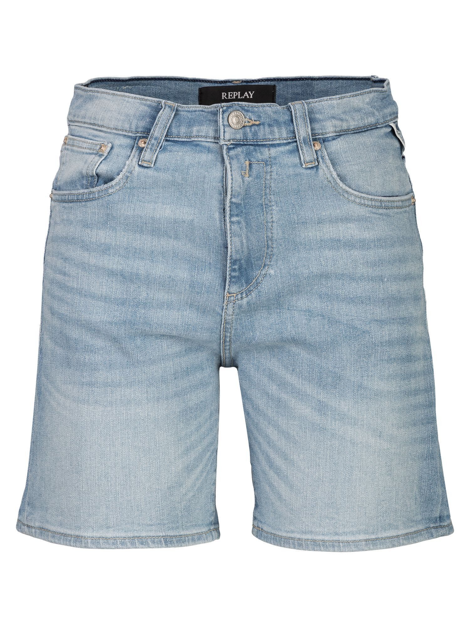Replay Шорти SHIRBEY - 10.5 OZ DARK INDIGO SUPER STRETCH DENIM
