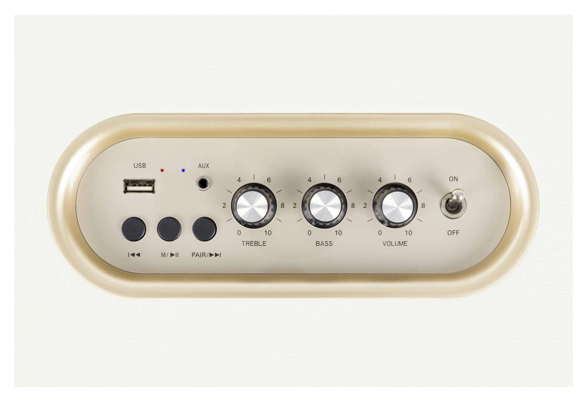 Bennett & Ross BB-860 Blackmore Stereoanlage (60 W, Retro Bluetooth Lautsprecher in Lederoptik) – Bild 5 von 5