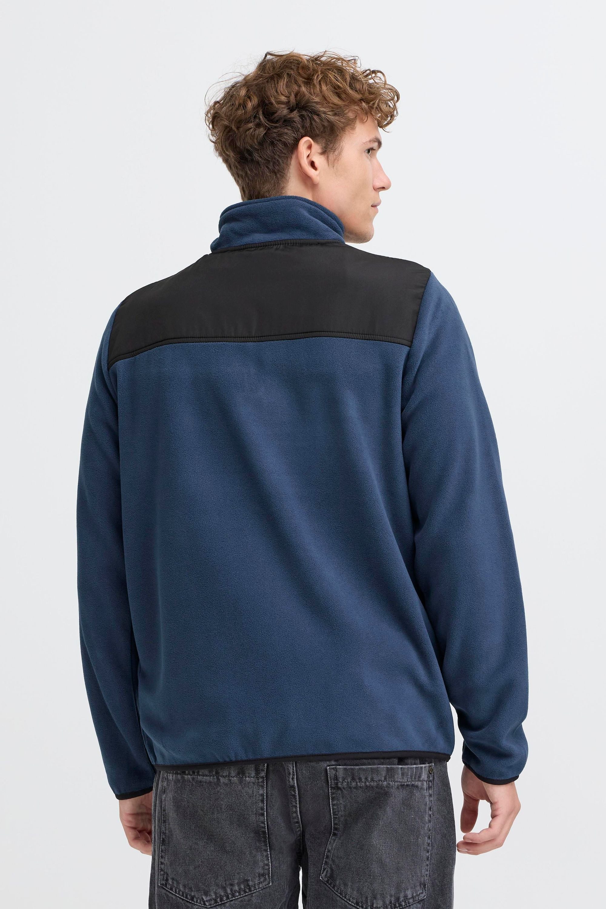 Blend Cardigan BHMasi Modische Troyer-Fleecepullover mit Reißverschluss