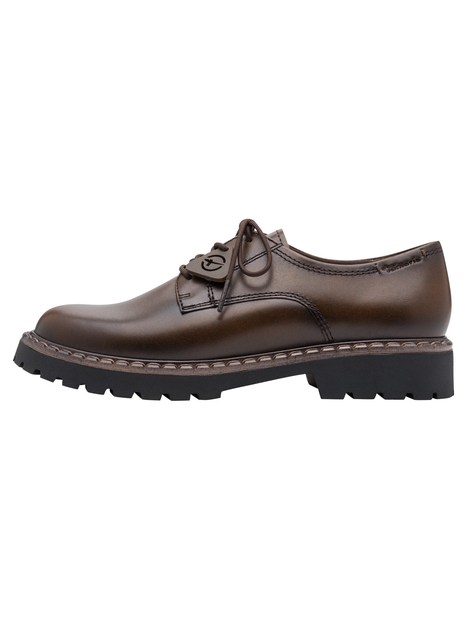 Tamaris TOUCH-IT aus Leder kein Absatz 1-23351-47 Schnürschuh TOUCH-IT – Bild 4 von 5