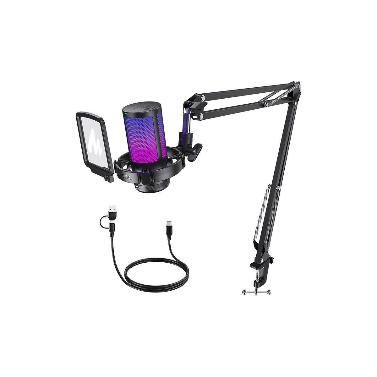 Maono Streaming-Mikrofon Maono DGM20S USB Mikrofon für Streaming & Gaming