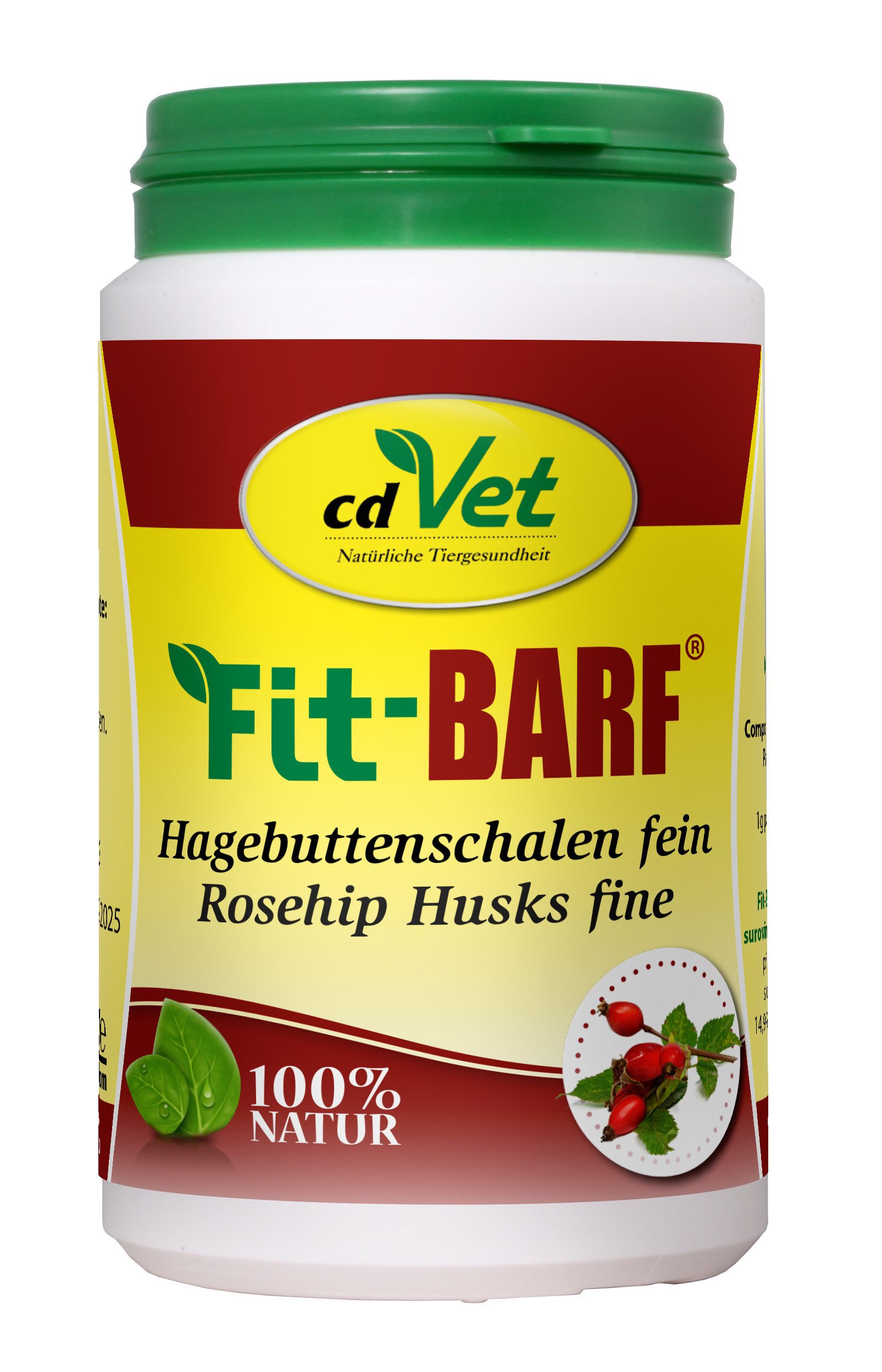 cdVet Fit-BARF Hagebuttenschalen fein, Ergänzungsfutter für: Hunde