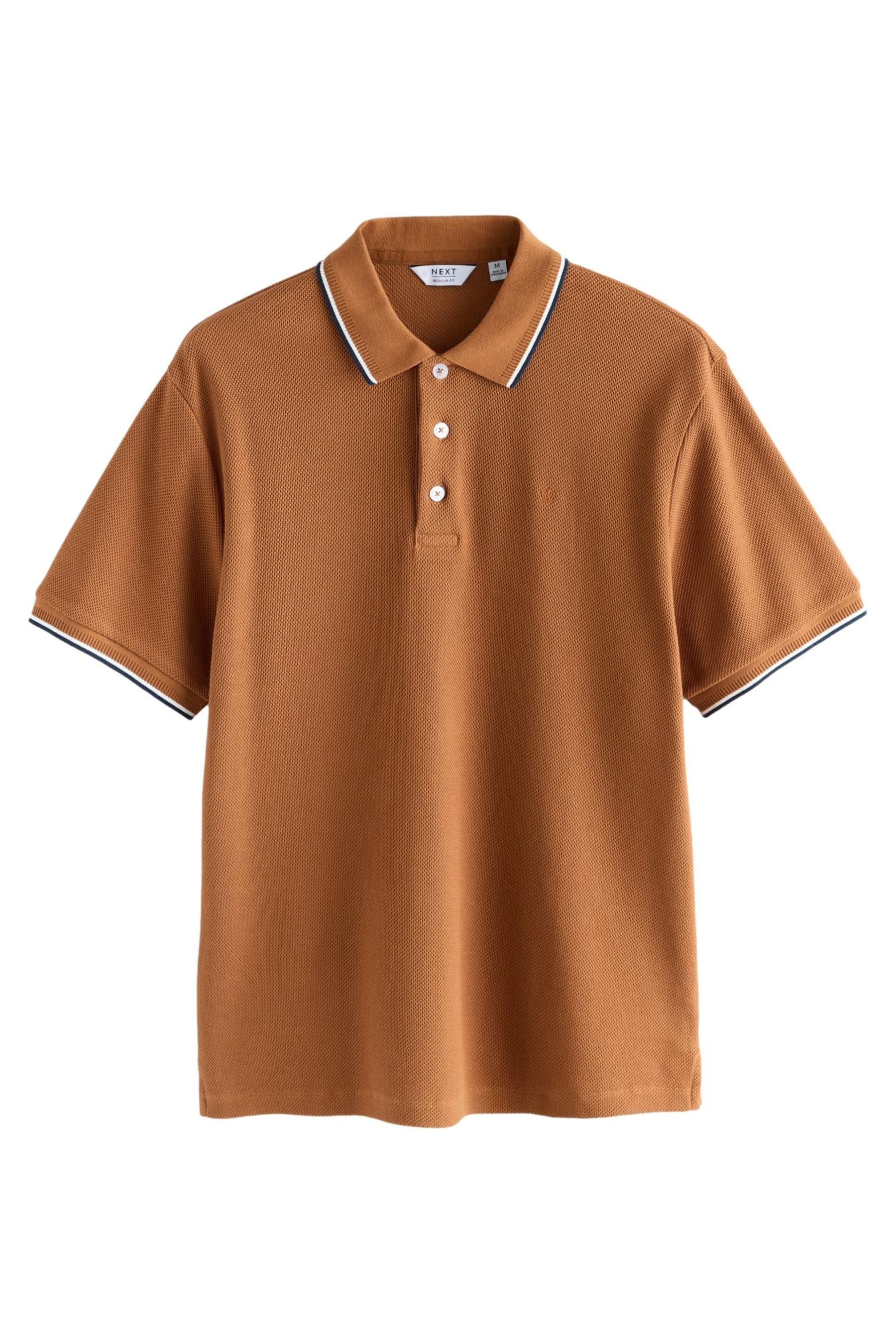 Poloshirt Poloshirt mit breitem Bruststreifen