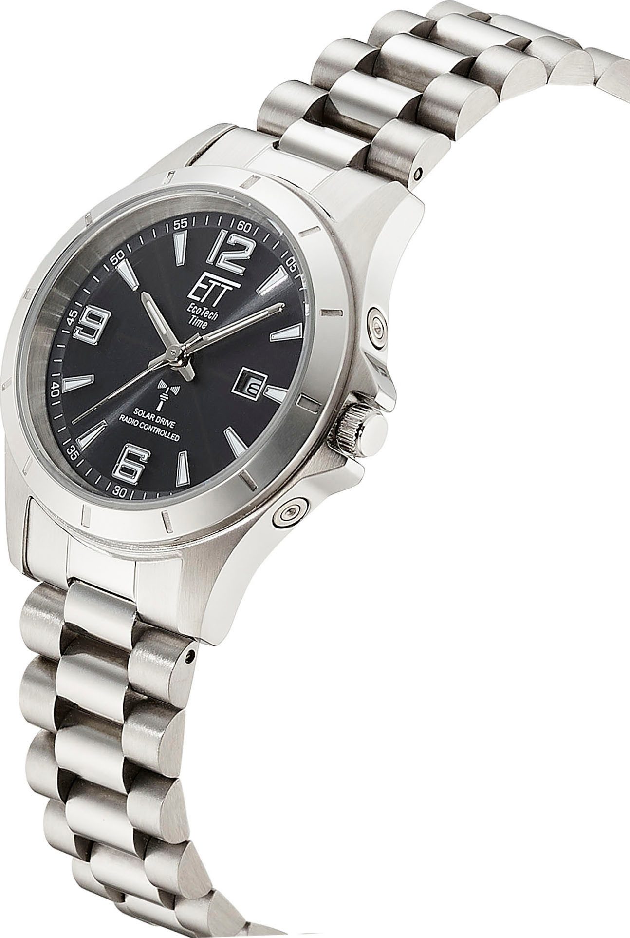 ETT Funkuhr Gobi Lady ELS-11674-22M, Armbanduhr, Solar, Damenuhr, Edelstahl günstig online kaufen