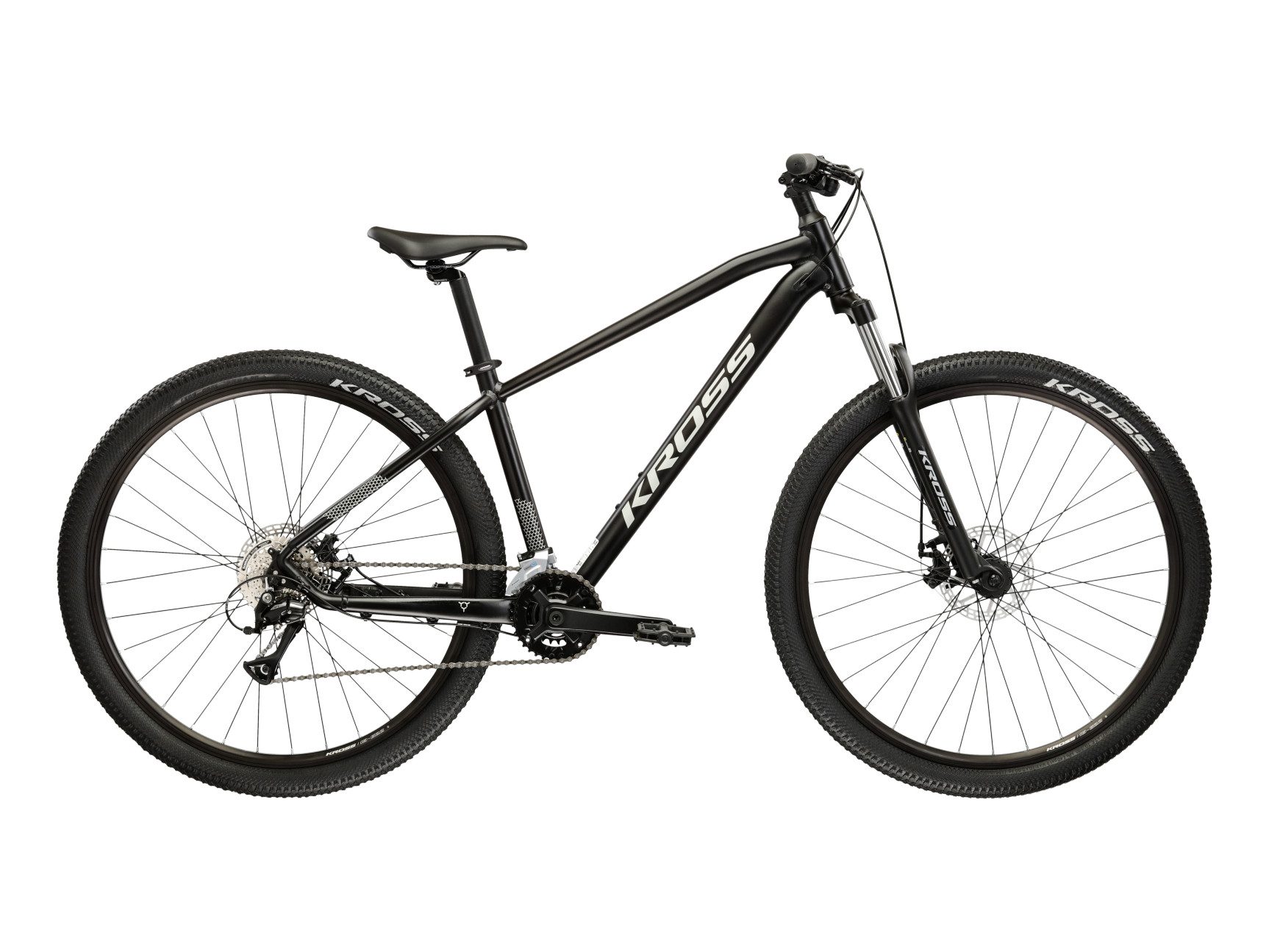 Kross Mountainbike Hardtail 29" Hexagon 3.0 schwarz 16 Gänge, 16 Gang Shimano ACERA M3020 Schaltwerk, Kettenschaltung
