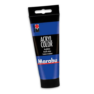 Marabu Acrylfarbe Marabu Acrylfarbe Acryl Color, 100 ml, ultramarinblau dunkel