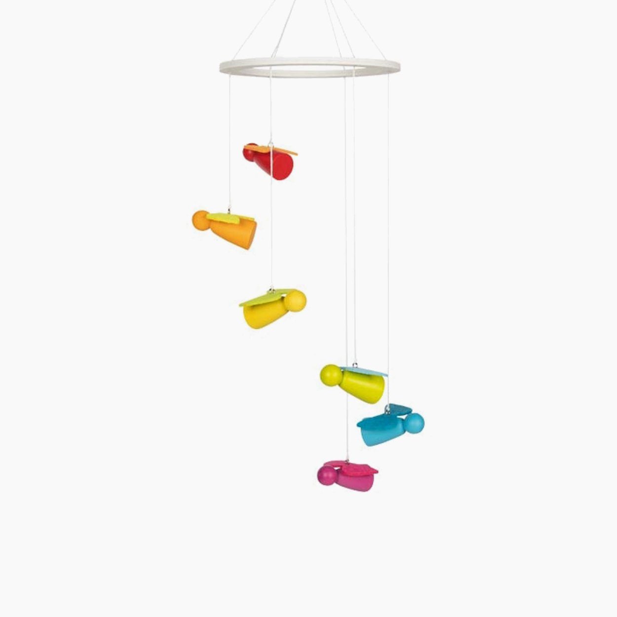 goki Mobile Mobile Engel, (packung, 6-tlg., set), farblich abgestimmte Flügel aus Filz