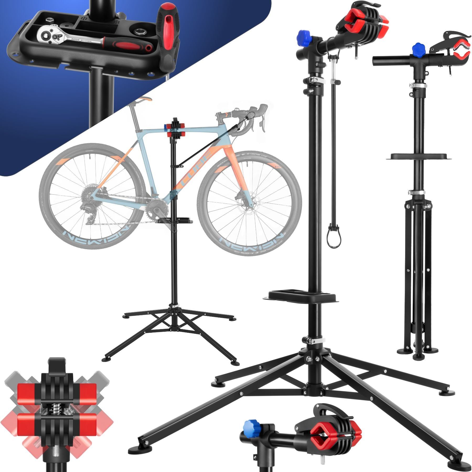 tectake Fahrrad-Montageständer Fahrradmontageständer günstig online kaufen