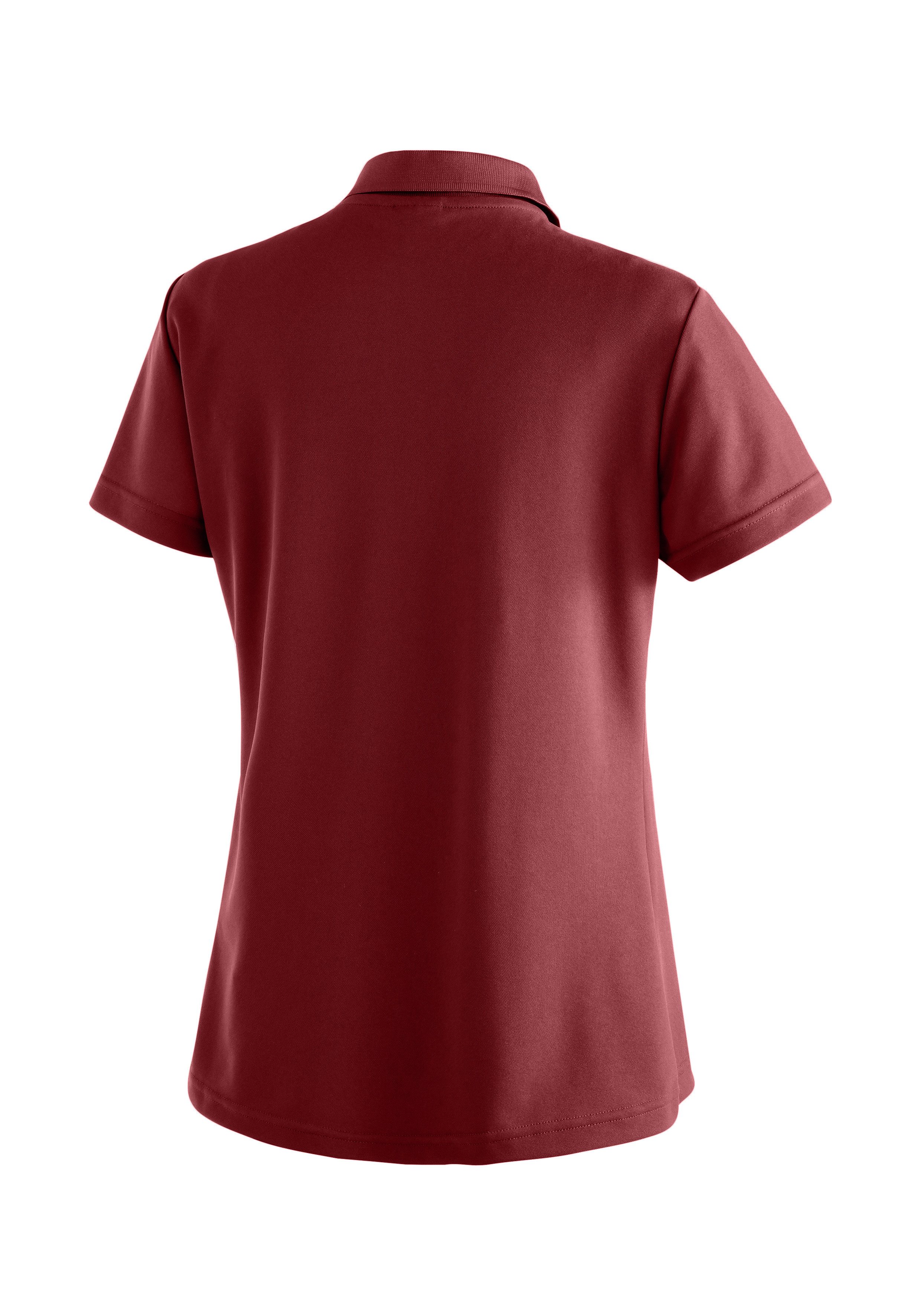 Maier Sports Poloshirt Ulrike Damen Polo kurzarm, leichtes Shirt, Funktionsshirt mit Kragen, Reg Fit