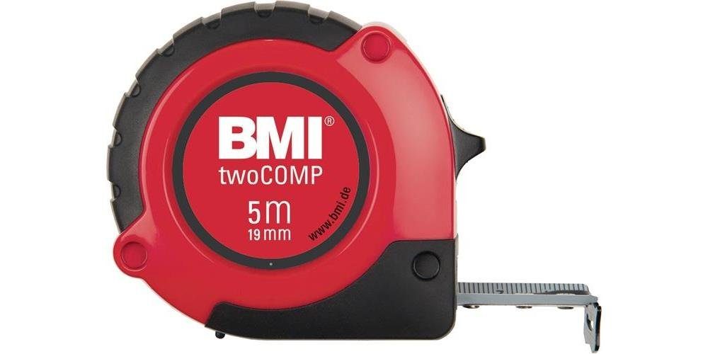 BMI Maßband Taschenrollbandmaß twoCMP Länge 10 m Breite 30 mm EG II ABS-Kunststoff