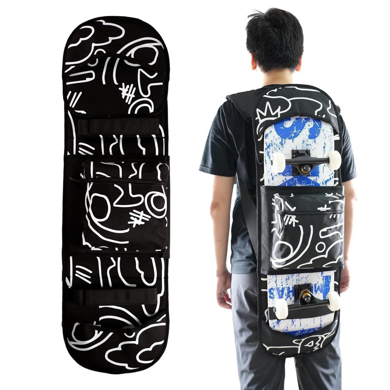 LuxusKollektion Sportrucksack Skateboard Tasche Wasserdicht 900D Oxford