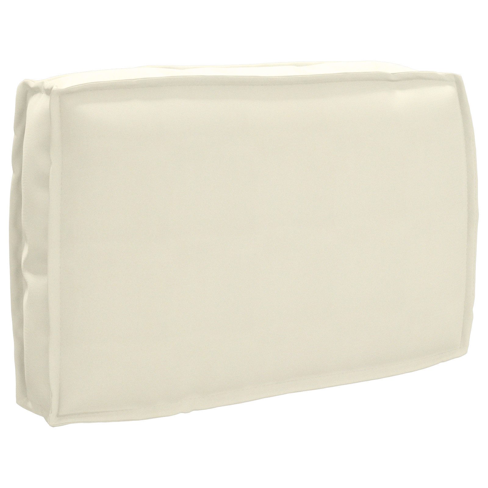 vidaXL Sitzauflage 2-teiliges Palettenkissen-Set Creme Oxford-Stoff, günstig online kaufen