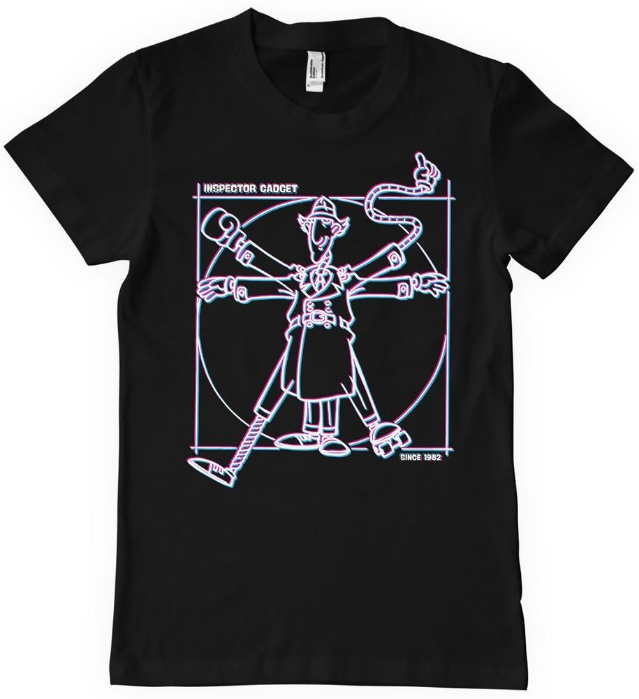 Inspector Gadget T-Shirt Vitruvian Man T-Shirt
