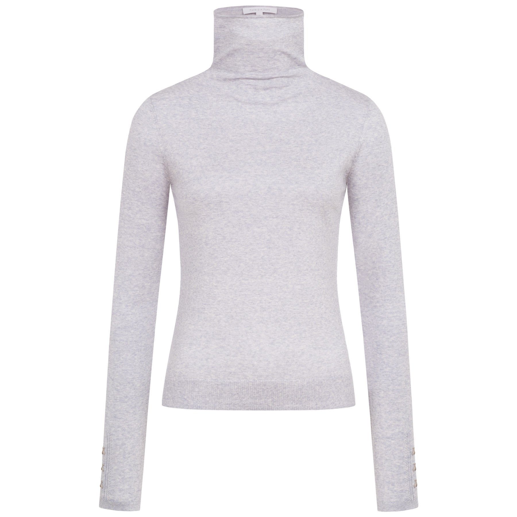 Patrizia Pepe Rollkragenpullover Rollkragen-Pullover aus Wolle