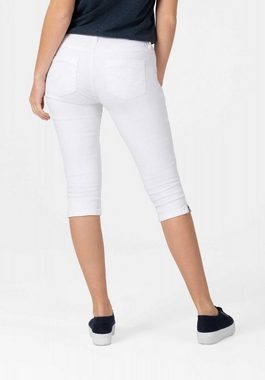 TIMEZONE Jeansshorts Capri Denim Jeans Shorts Kurze Bermuda Tight AleenaTZ 3/4 5548 in Weiß