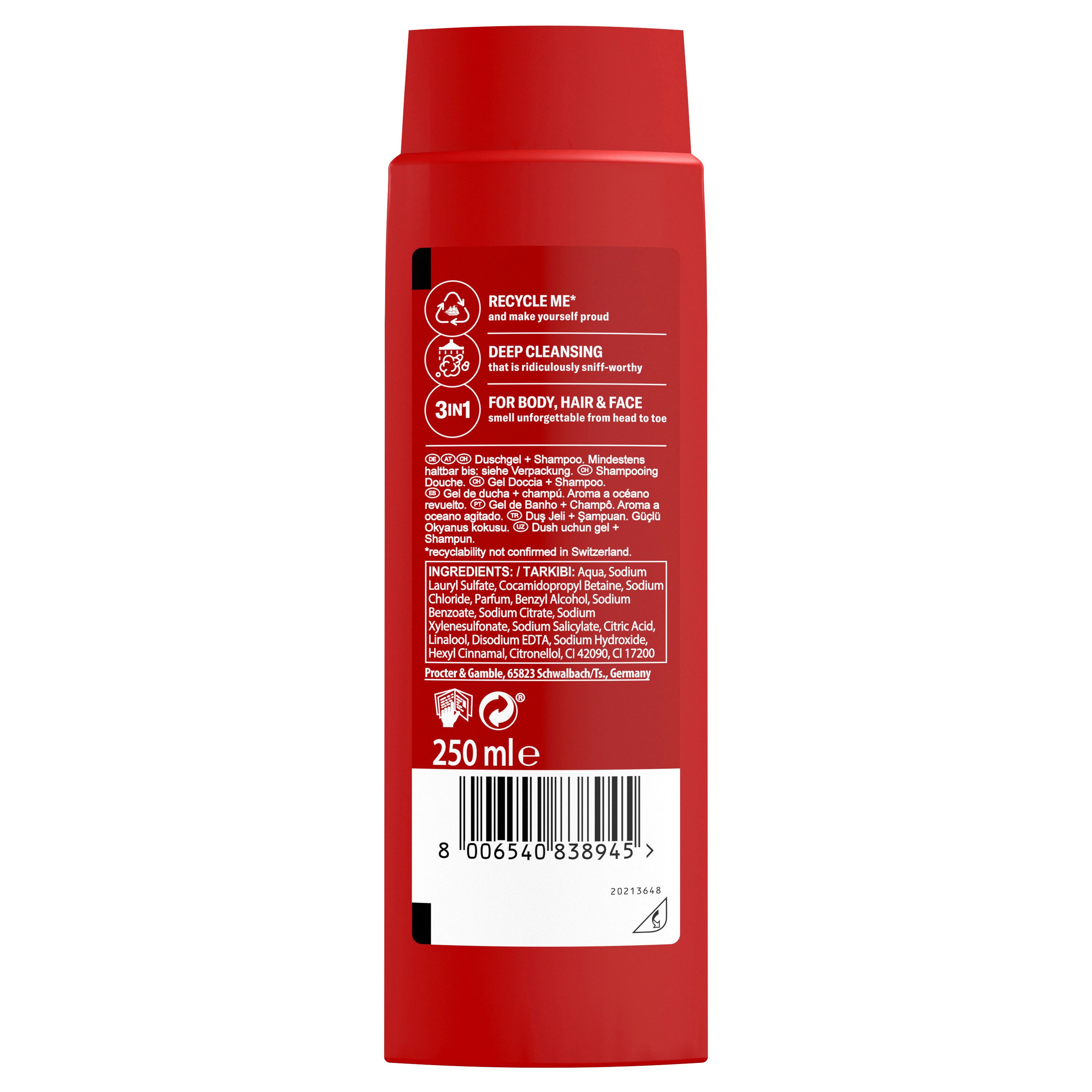 Old Spice Duschgel Old Spice 3in1 Duschgel Captain 250 ml