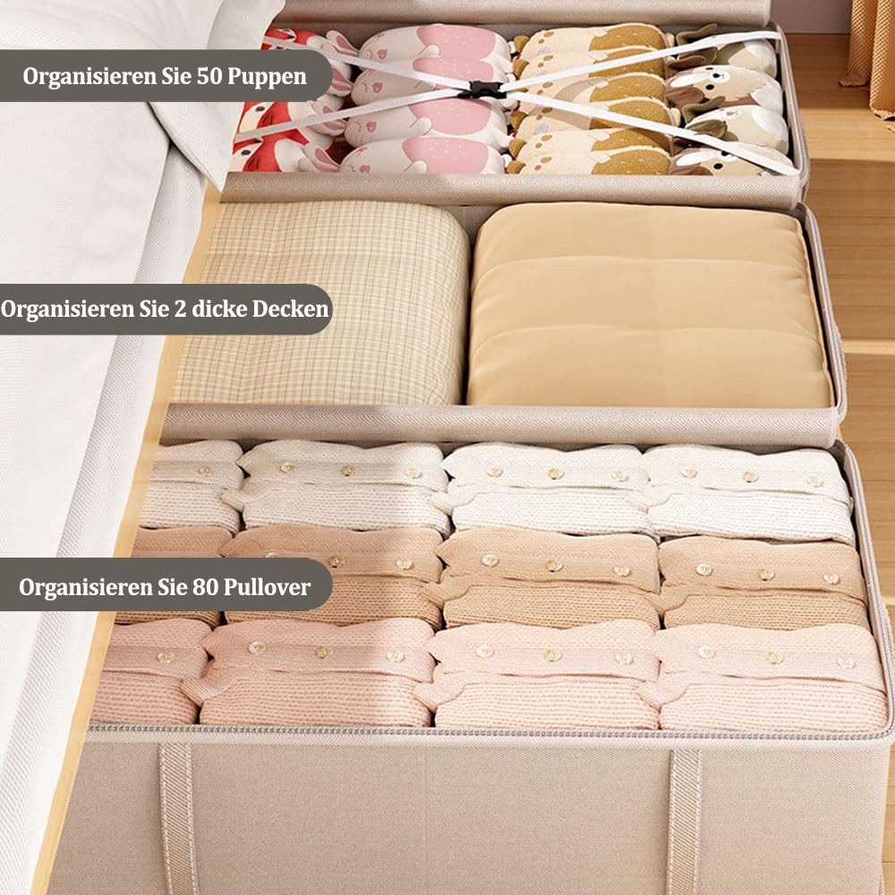 Coonoor Aufbewahrungsbox Unterbett Aufbewahrungsbox, Haushalt Große günstig online kaufen