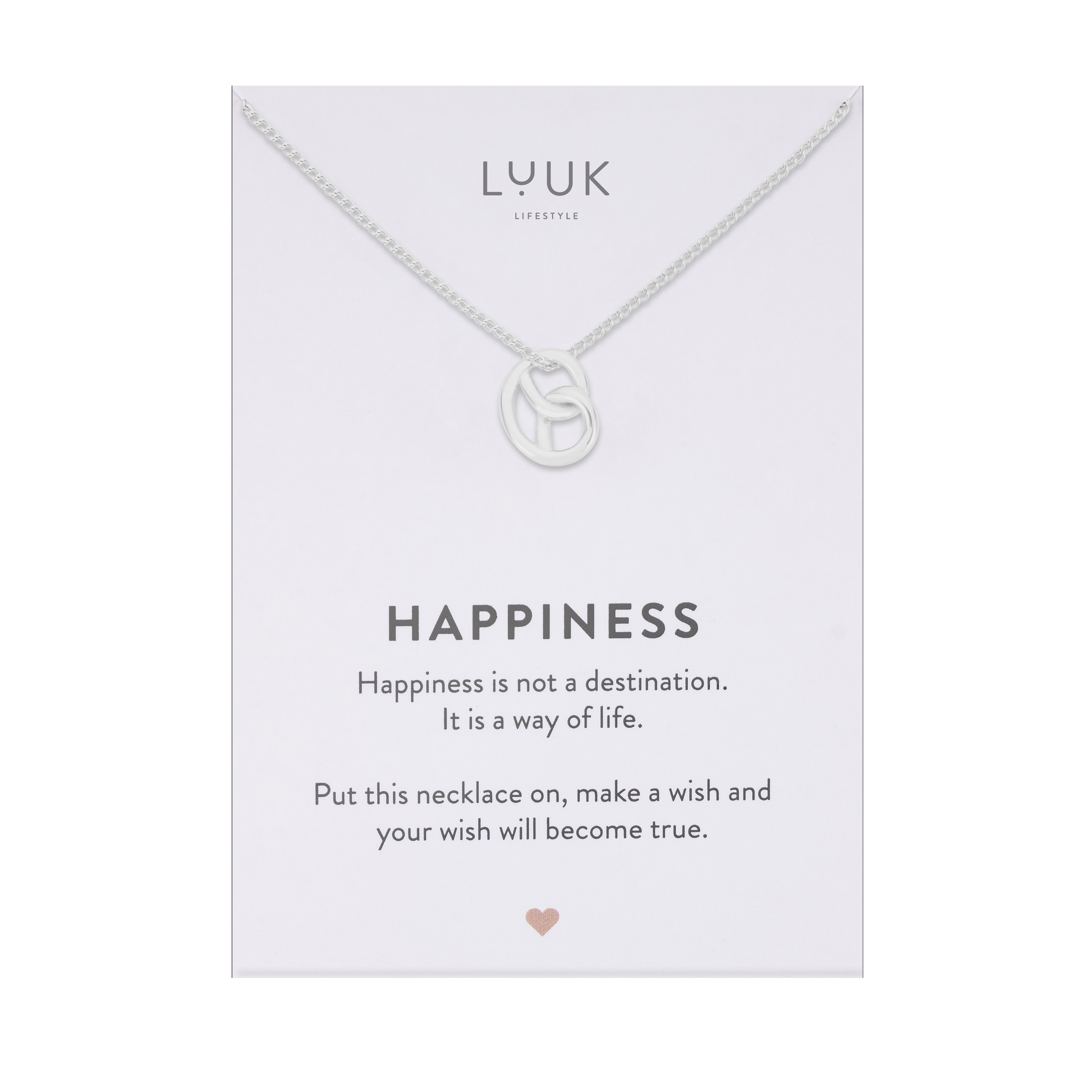 LUUK LIFESTYLE Kette mit Anhänger Brezel, günstig online kaufen