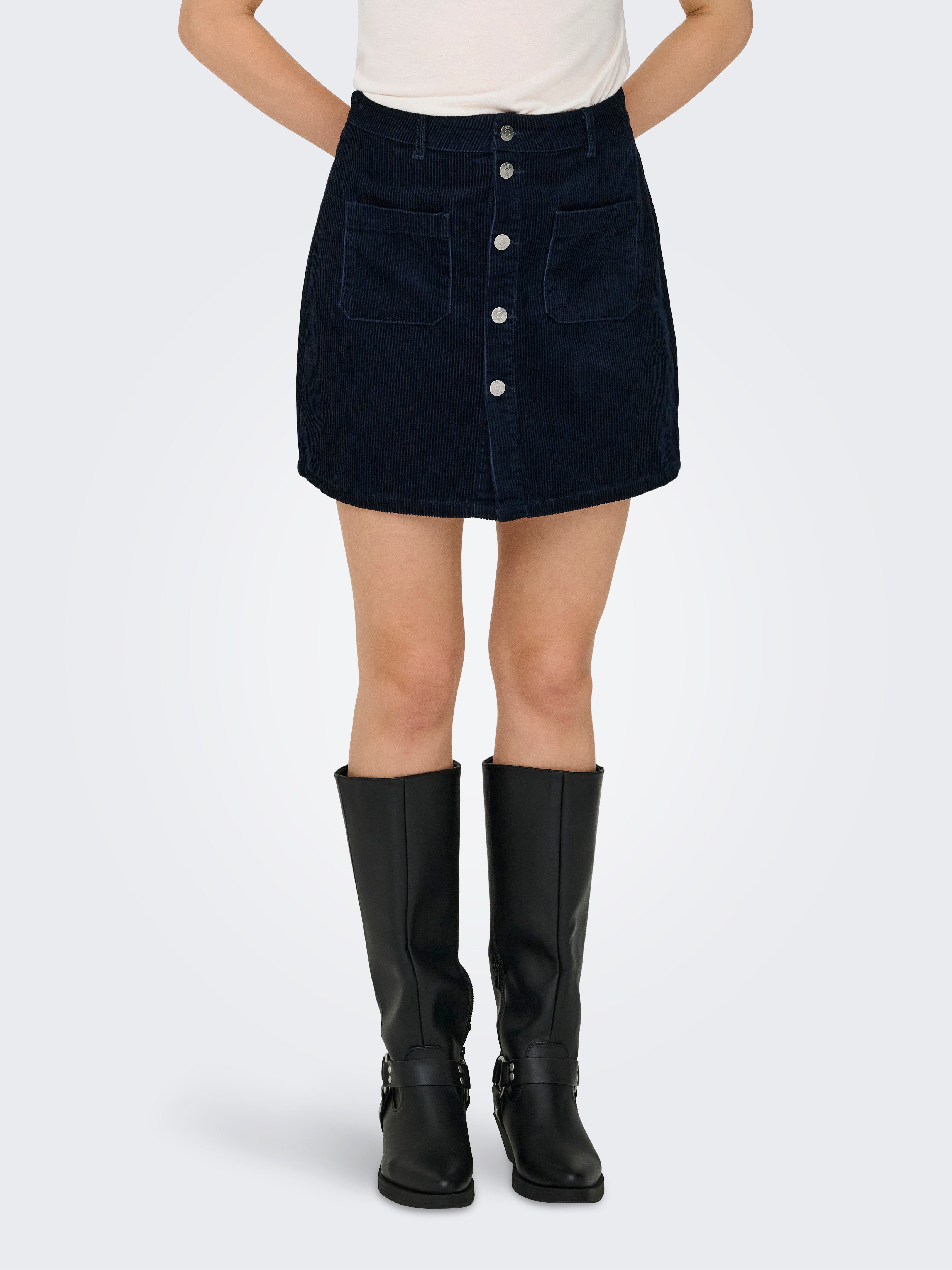 JDY Cordrock JDYSHIRAZ CORDUROY SKIRT PNT DIA