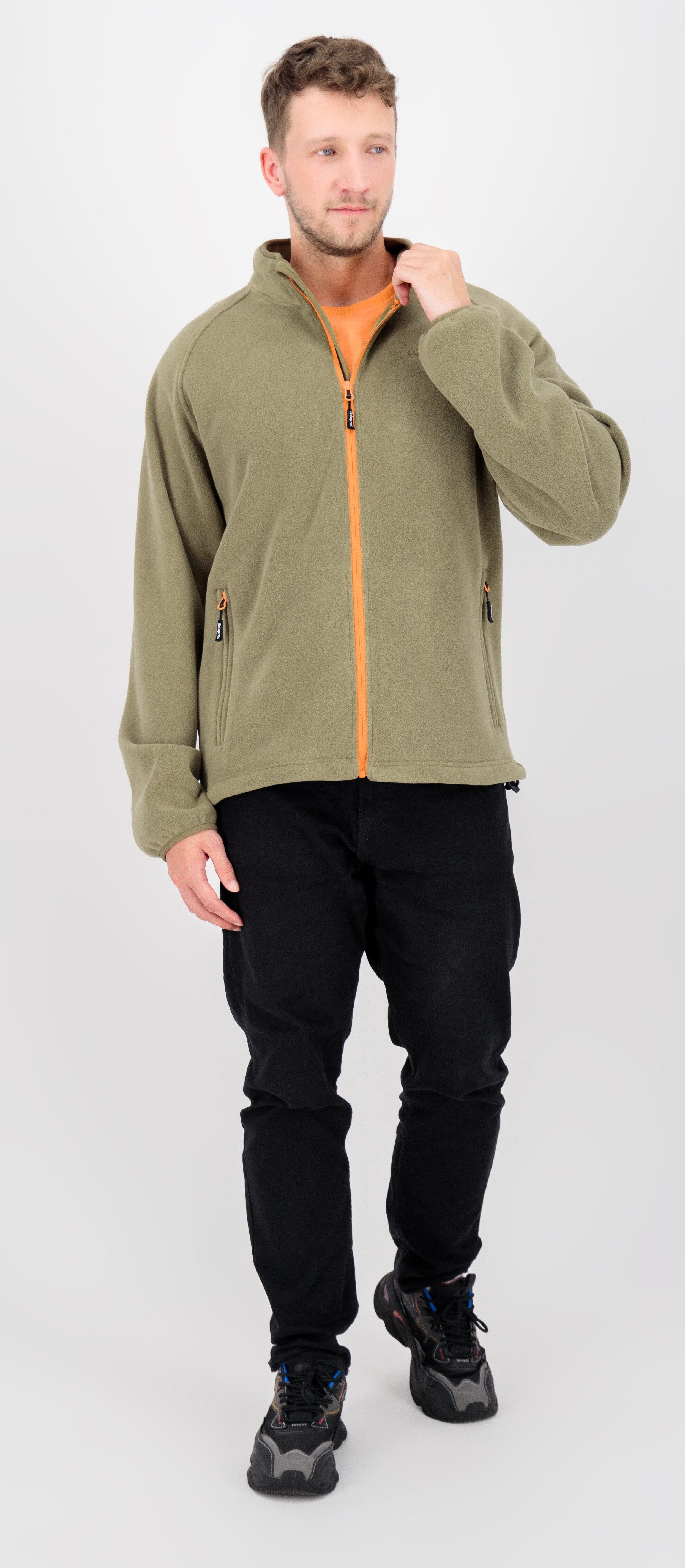 DEPROC Active Fleecejacke WAWA BAY CS Polarfleece, Fleece, Mid-Layer auch in Großen Größen erhältlich