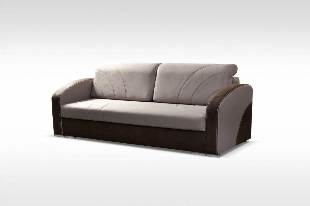 luxus Sofa Europe Bettfunktion Made JVmoebel in Neu, Moderner mit Dreisitzer Grauer