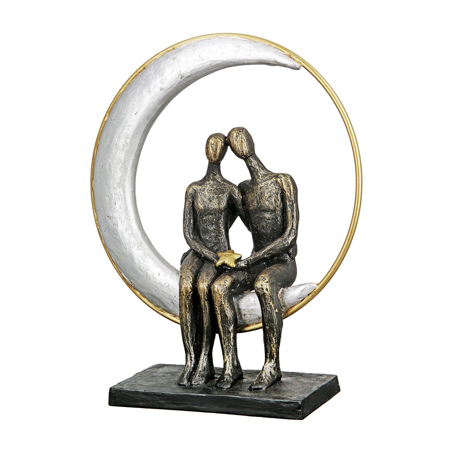 Casablanca by Gilde Dekofigur Skulptur Moonlight (1 St), Maße : H. 29cm x  B. 27cm x T. 9cm