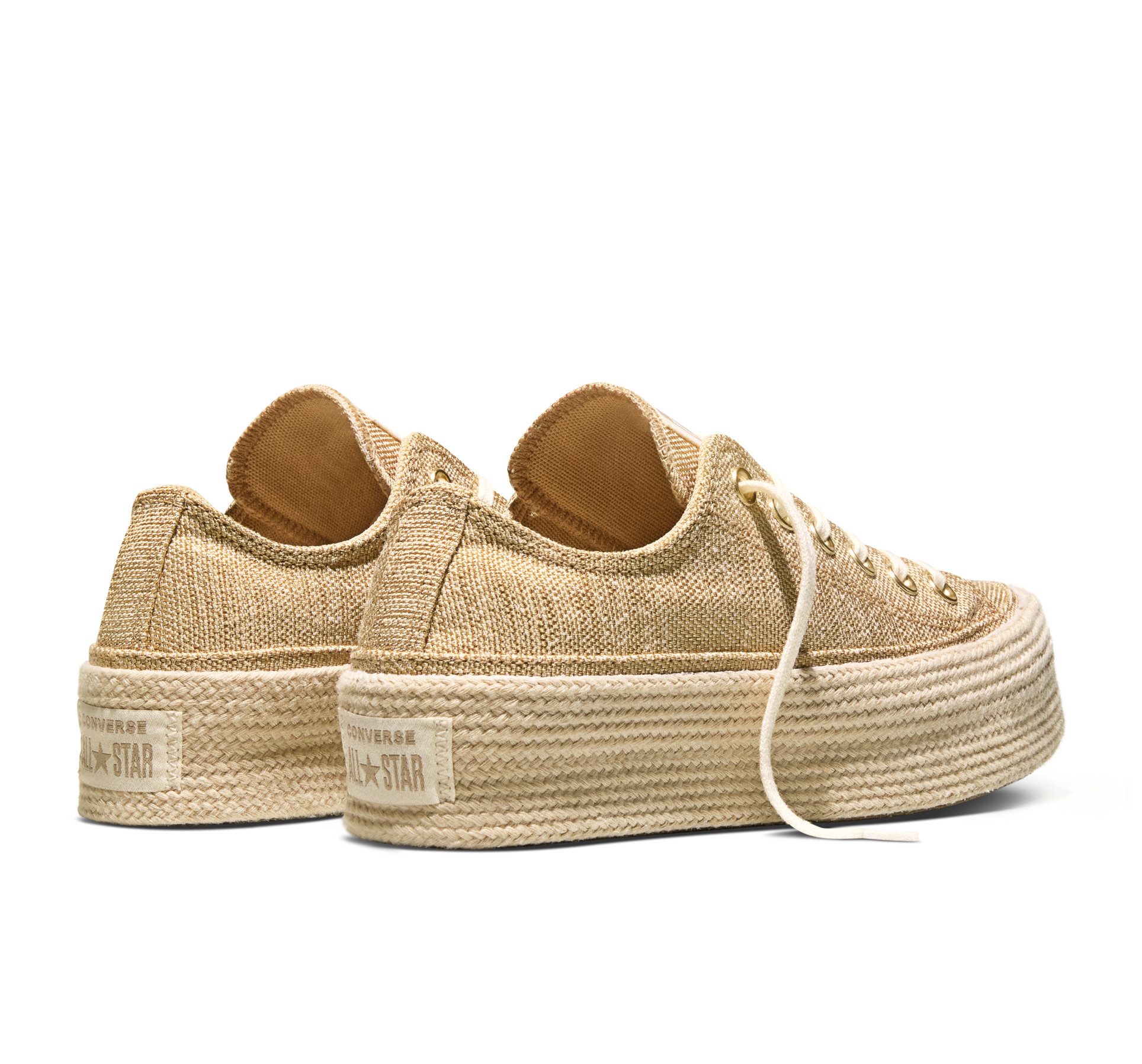 Converse CHUCK TAYLOR ALL STAR LIFT ESPADRILLE Sneaker sportlicher Stil, mit profiliertem Laufsohlenprofil, mit Schnürung – Bild 5 von 5