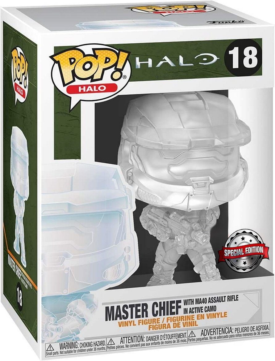 Funko Spielfigur Halo - Master Chief with Ma 40 Assault Rifle 18 SP