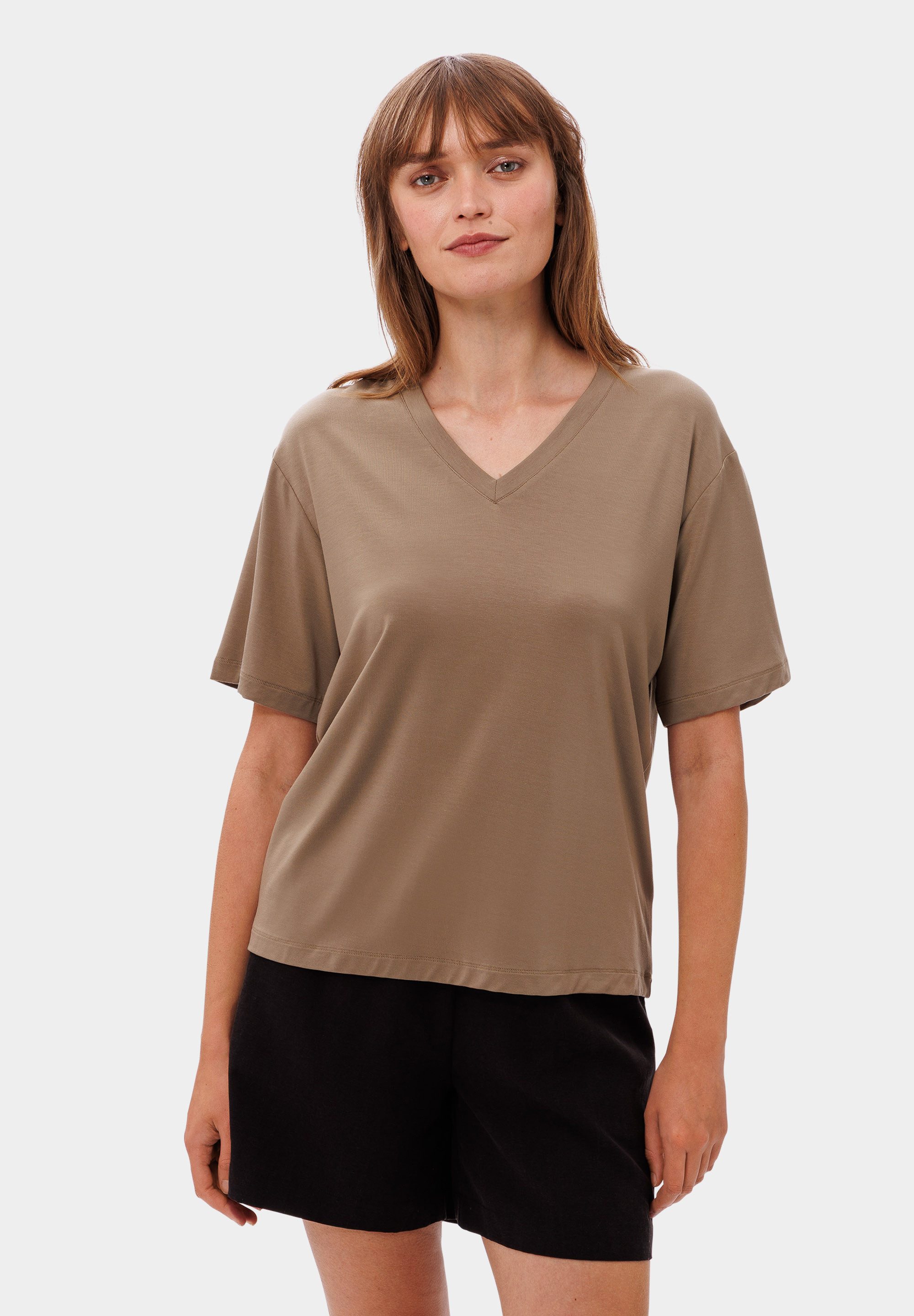 T-Shirt PAARKER T-Shirt V-Neck Loose Fit