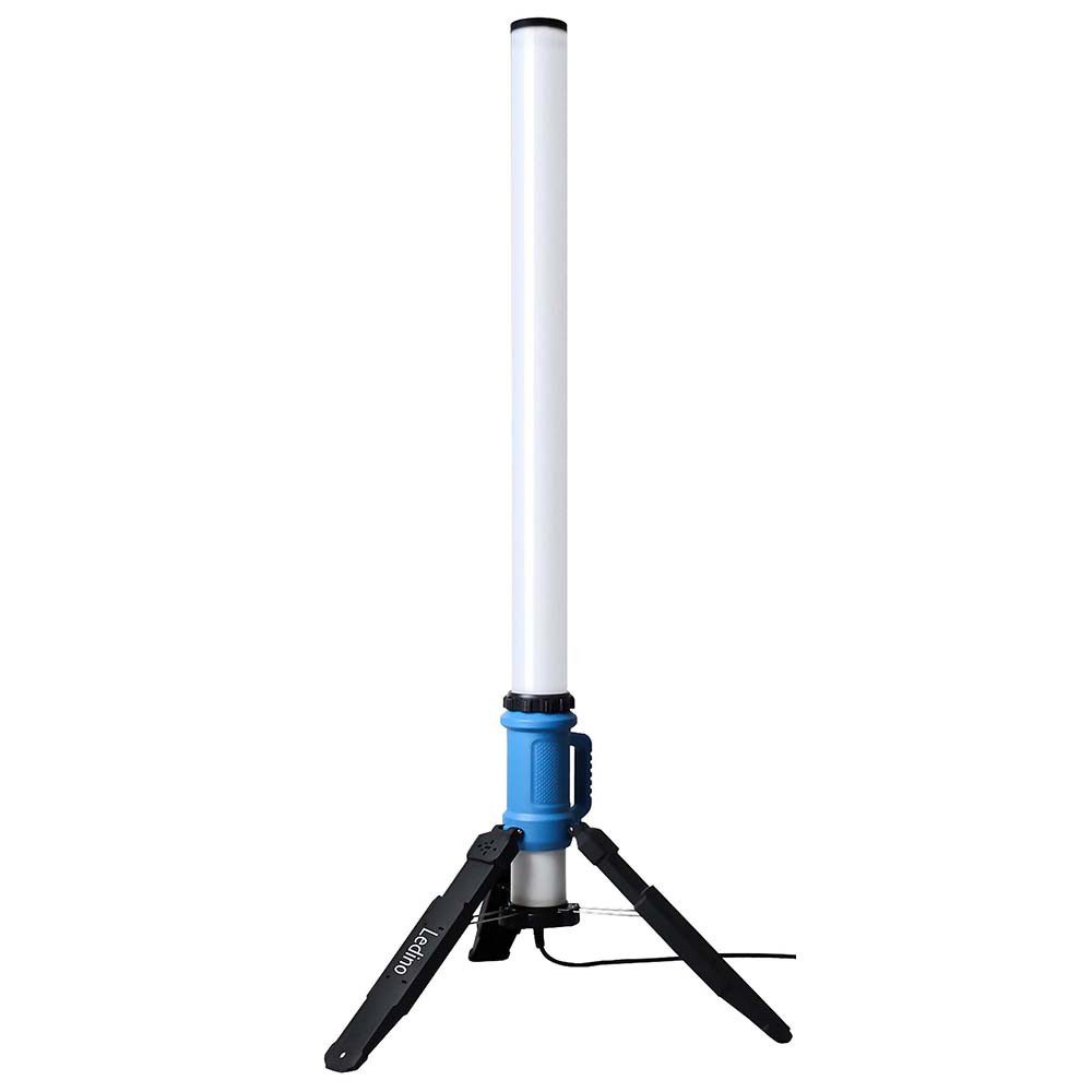 Ledino Точечные светильники, LED-Leuchtmittel fest verbaut, Kaltweiß, Tageslichtweiß, LED Lichtsäule Arbeitsstrahler Aluminium H 150 cm IP69K