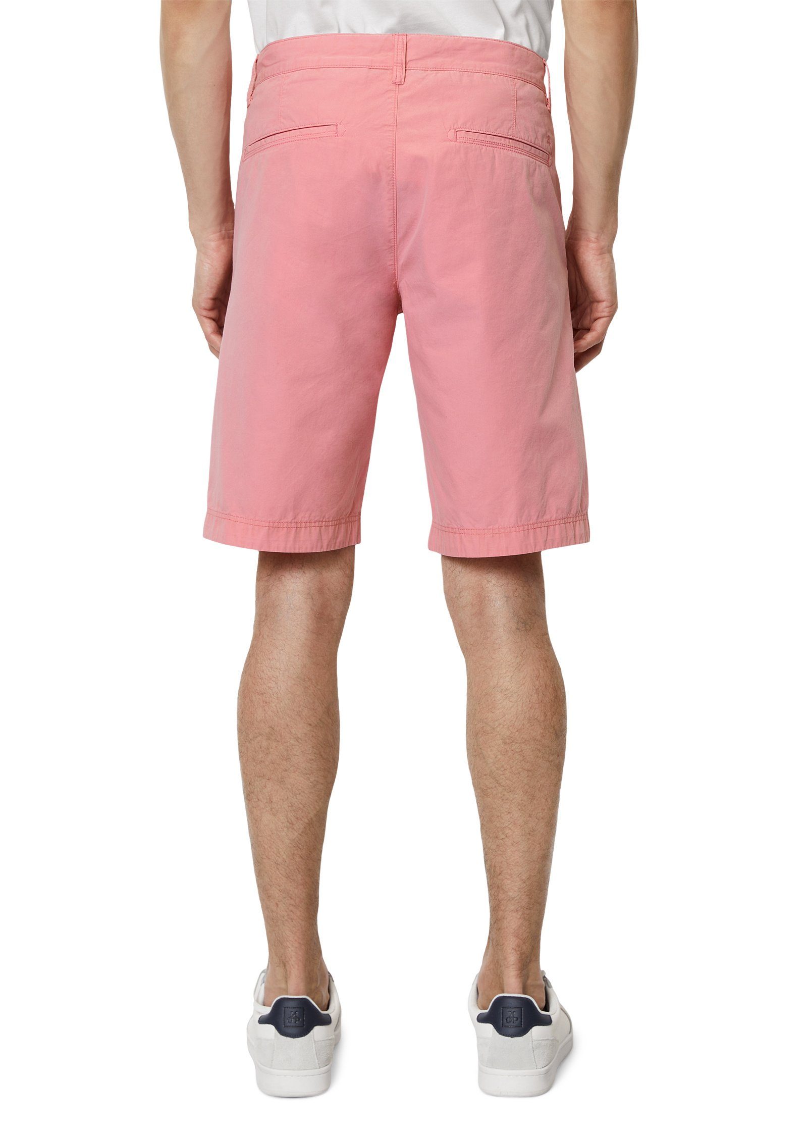 Marc O'Polo Organic Cotton-Popeline Shorts rosa aus