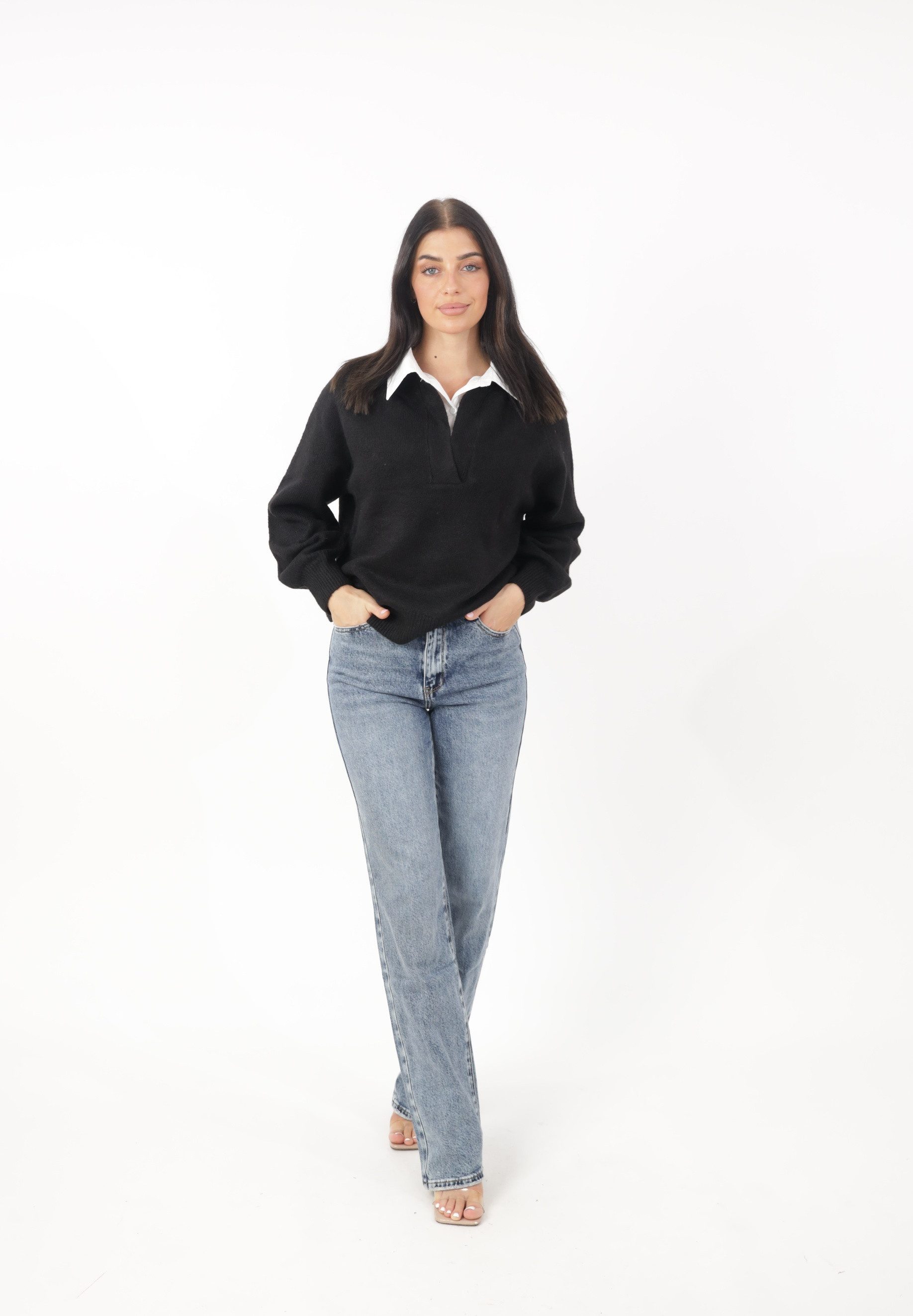 Elara Polokragenpullover Oberteil