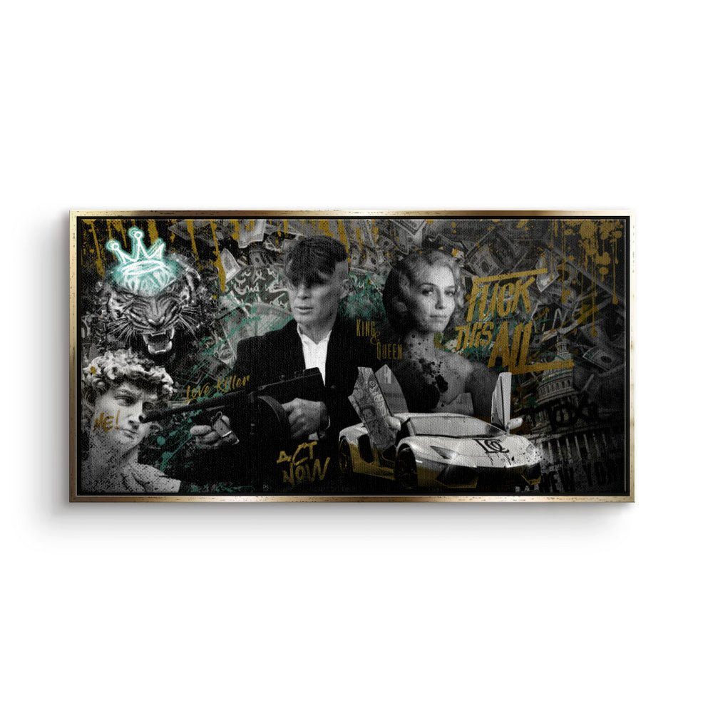 DOTCOMCANVAS® Leinwandbild, Premium Wandbild - Peaky günstig online kaufen