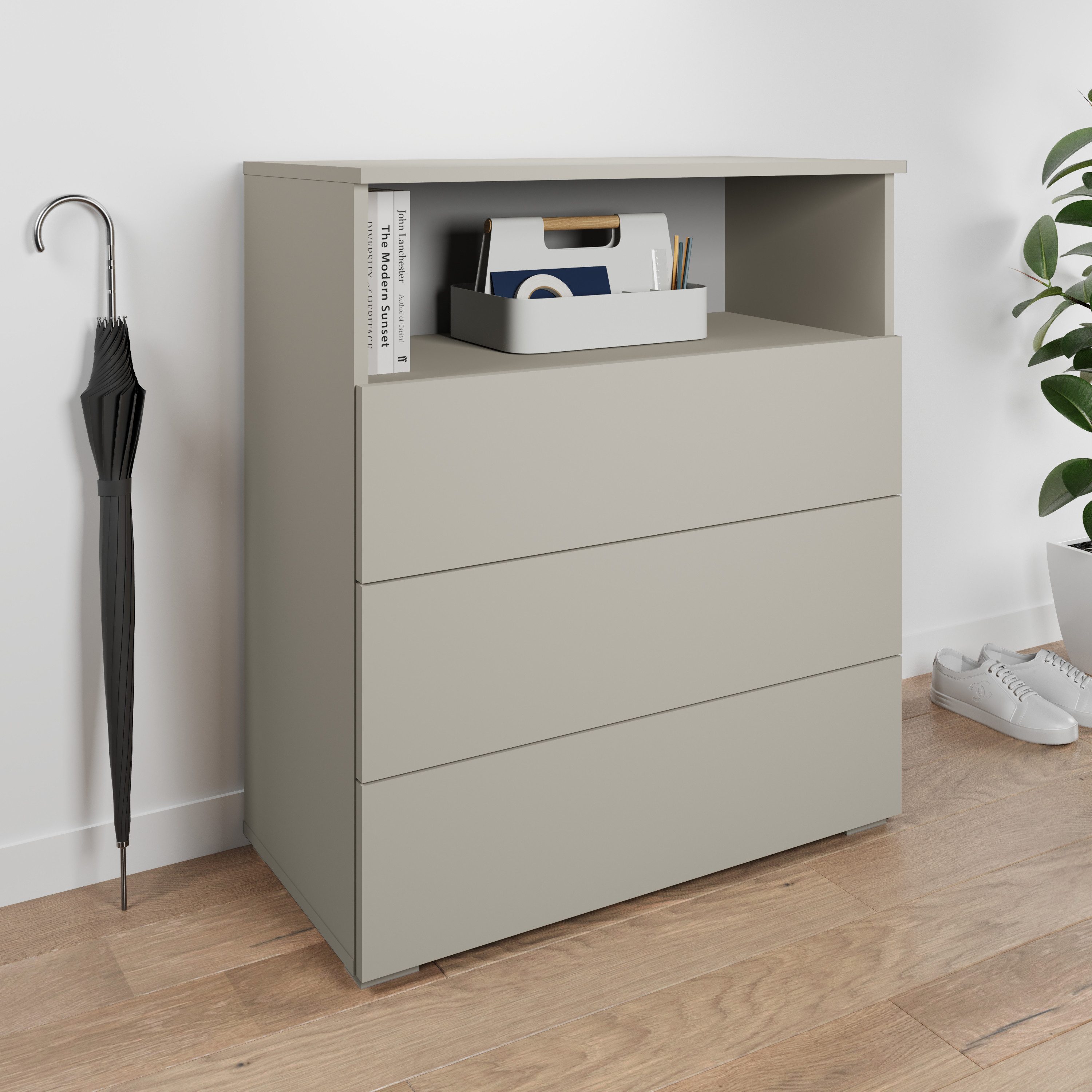 OTTO home Kommode Paris, mit 3 Schubkästen (Breite 70 cm)