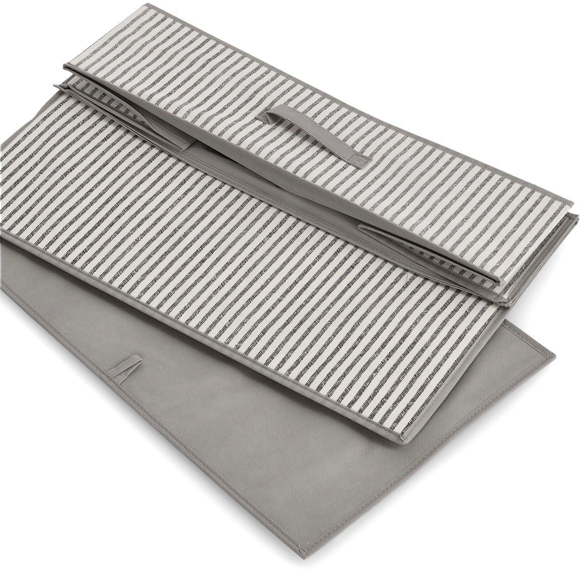 Zeller Present Aufbewahrungsbox Stripes, Vlies, beige günstig online kaufen