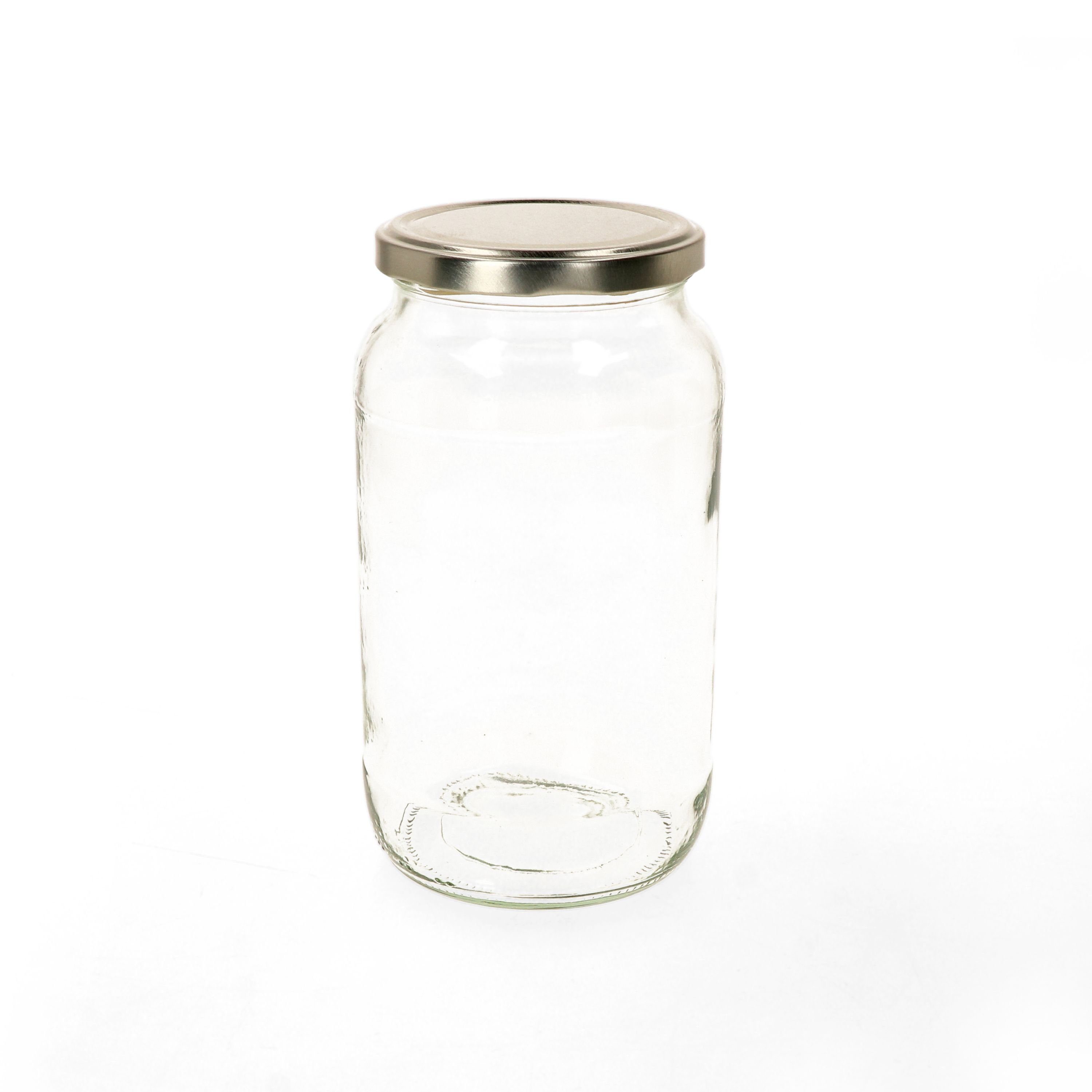 1062 Rezeptheft, Glas ml Rundglas Silberner To MamboCat Set incl. 82 Deckel Einmachglas 12er