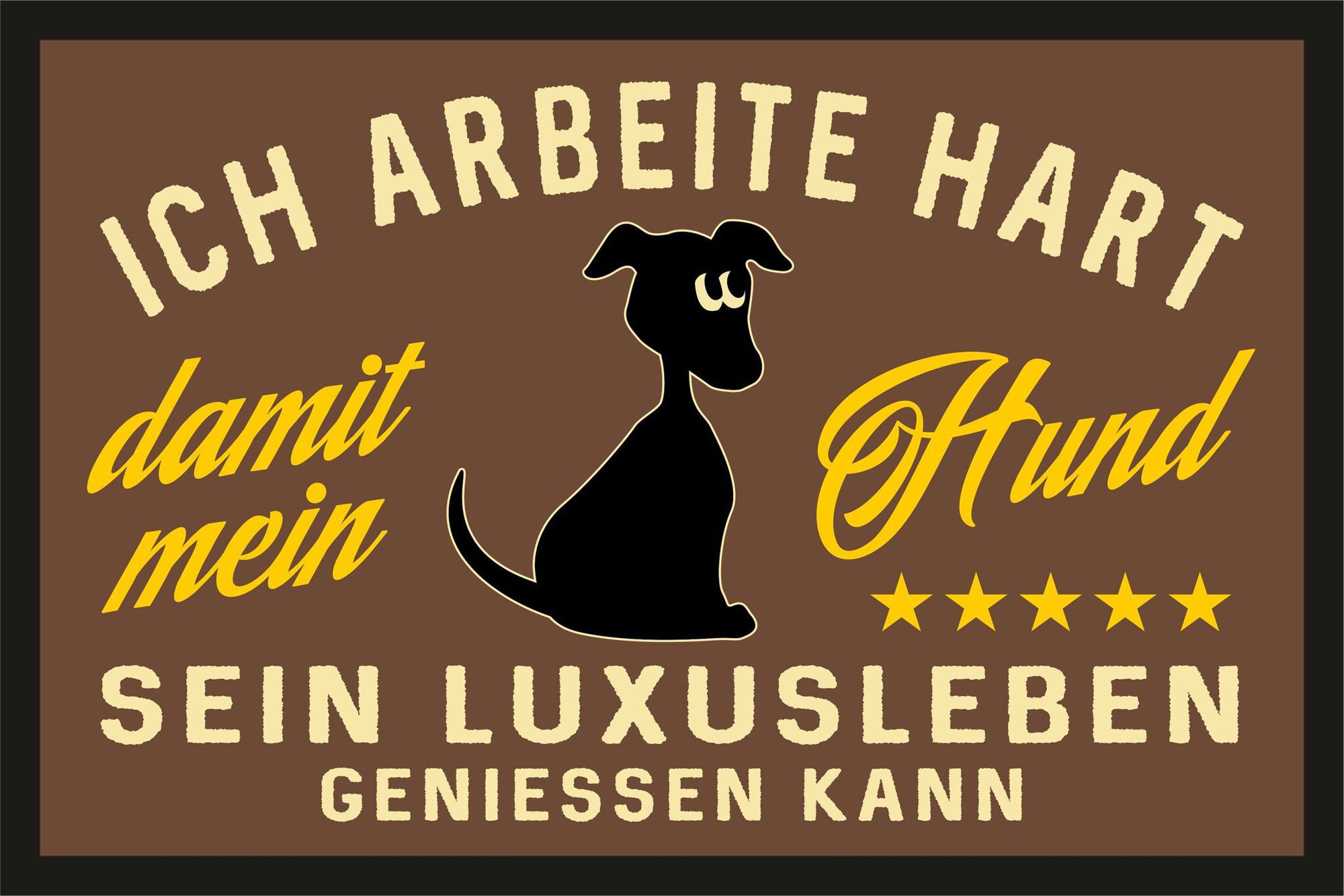 Fußmatte Fußmatte - Türmatten - Luxusleben Hund