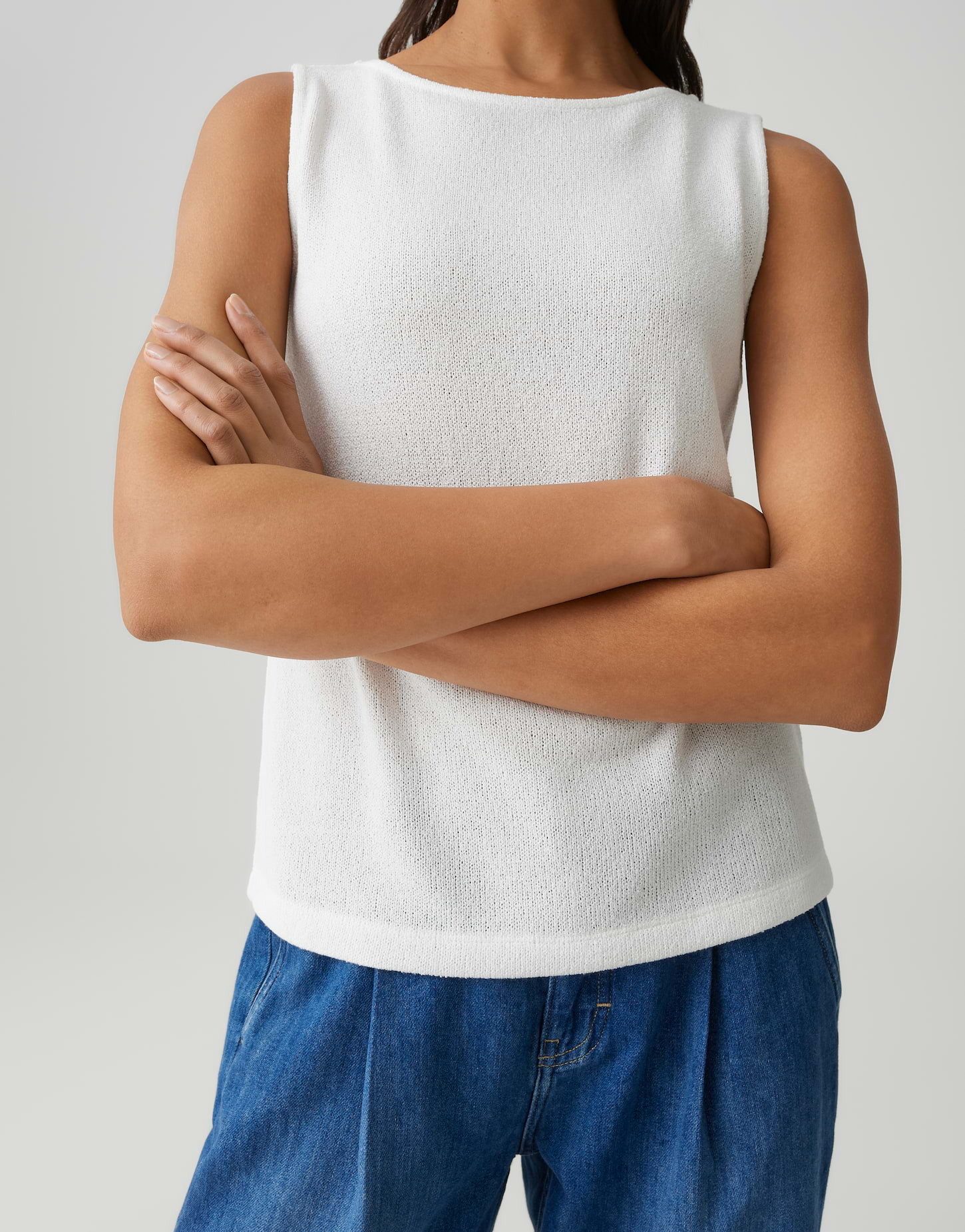 OPUS Shirttop ILONKA Loose in edler Strickoptik