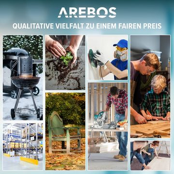 Arebos Staubsaugerbeutel 5x Spezialpapier, Geeignet für Industriestaubsauger 1800W, 2-lagig