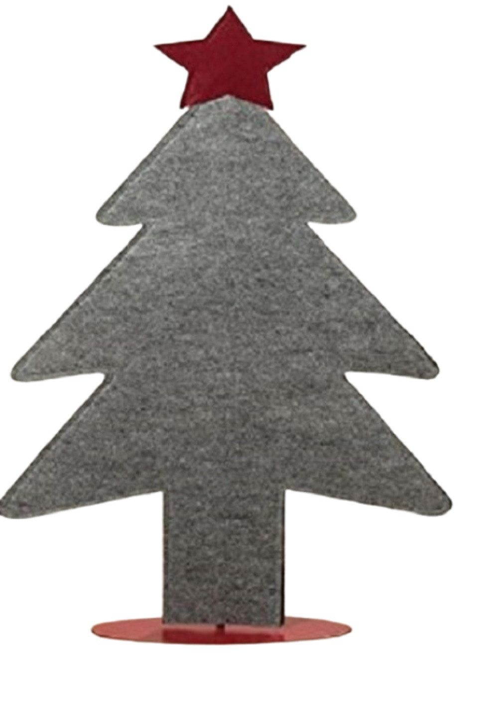 BOLTZE GRUPPE GmbH Dekobaum Dekoaufsteller Pino Weihnachtsbaum Polyester H.118 cm grau