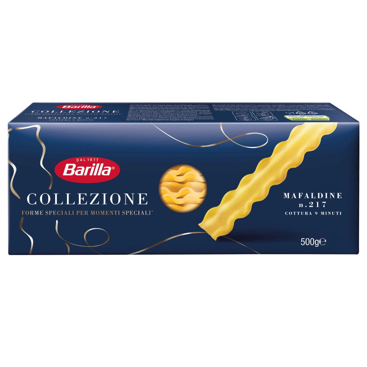 Barilla Nudeln, Barilla La Collezione Mafaldine Hartweizengrieß Pasta Nudeln 500g