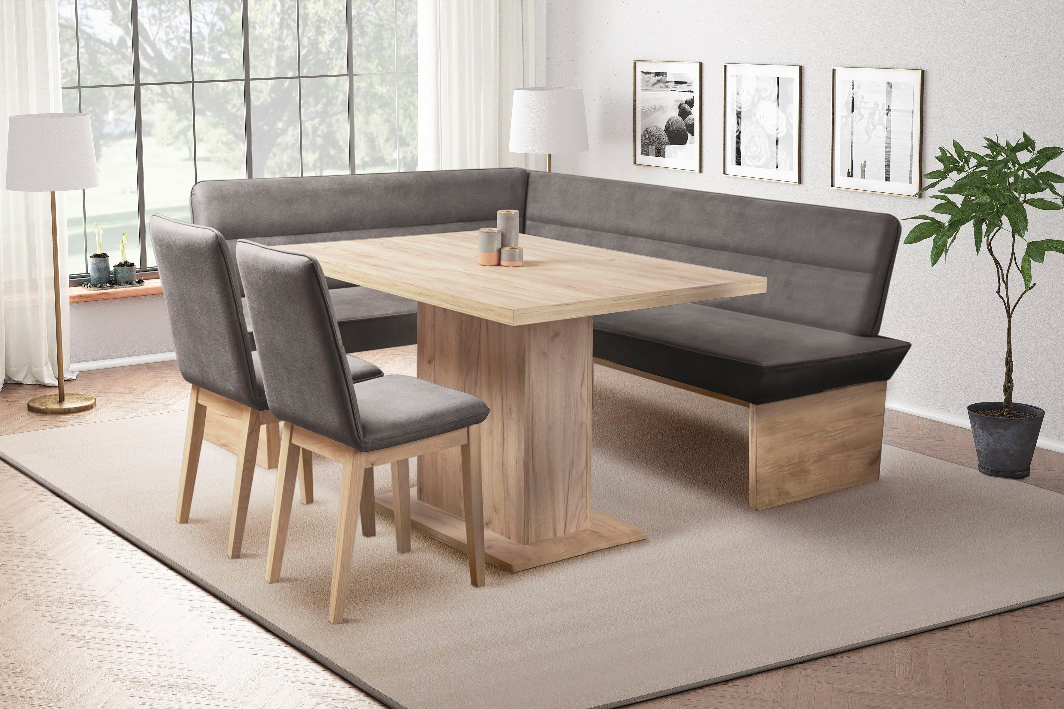 OTTO home Eckbank Beluna Polsterbank, Sitzecke, mit Wellenunterfederung im Sitz, TOPSELLER – Bild 2 von 5