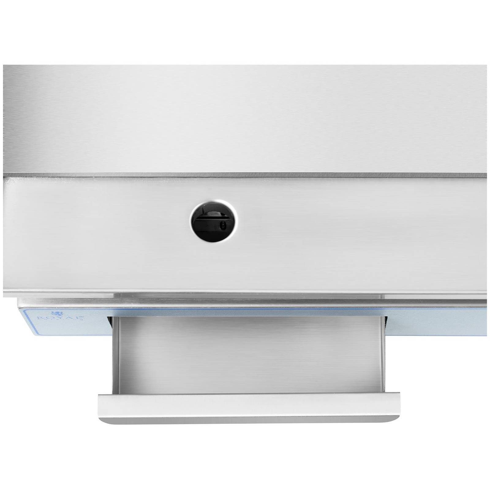 Royal Catering Elektrogrill Doppel Elektro Grillplatte 73 x 40 cm Griddleplatte glatt 2 x 2200 W, 4400 W